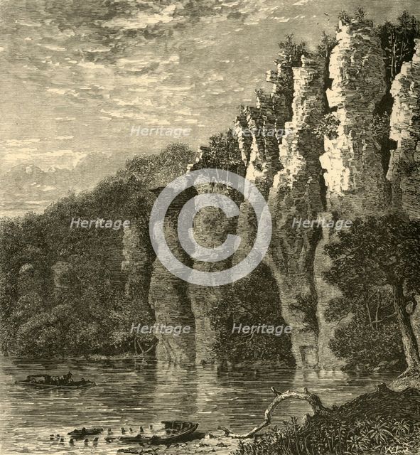 'Anvil Cliff', 1872.  Creator: William Ludwell Sheppard.