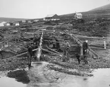 Anvil Creek gold mine, 1916. Creator: Lomen Brothers