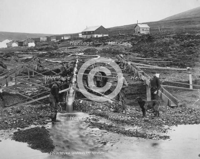 Anvil Creek gold mine, 1916. Creator: Lomen Brothers.