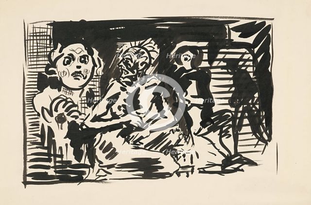 Anxiety, 1940. Creator: Arnold Peter Weisz-Kubincan.