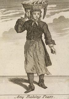 Any Baking Pears Cries of London, (c1688?). Artist: Anon