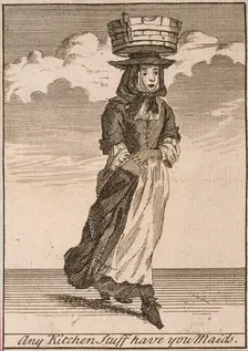 Any Kitchen Stuff have you Maids Cries of London, (c1688?). Artist: Anon