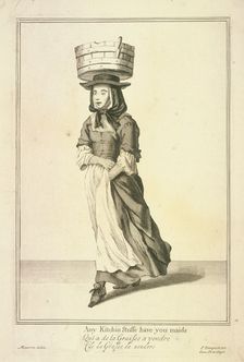 Any Kitchin Stuffe have you maids Cries of London, (c1688?). Artist: Pierce Tempest