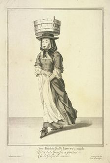 Any Kitchin Stuffe have you maids Cries of London, (c1688?). Artist: Pierce Tempest