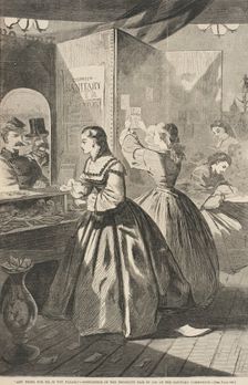 Any Thing for me, if you Please? - Post Office of the Brooklyn Fair in Aid of the Sanitary..., 1864 Creator: Unknown