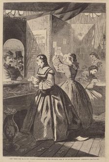 Any Thing for Me, If You Please? - Post Office of the Brooklyn Fair in Aid of the..., published 1864 Creator: Winslow Homer