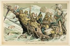 Any Thing to Keep Afloat a Little Longer, from Puck, n.d. Creator: Joseph Keppler