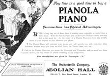 Any time is a good time to buy a Pianola Piano, 1909. Creator: Unknown