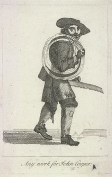 Any work for John Cooper Cries of London, c1688. Artist: Anon