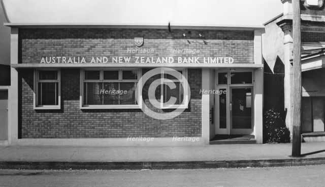 ANZ Bank, Formerly - Bank of Australasia, Childers, Queensland, 1955. Creator: Jack Bain.