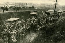 ANZAC soldiers on the Western Front in northern France, First World War, 1916, (c1920). Creator: Unknown