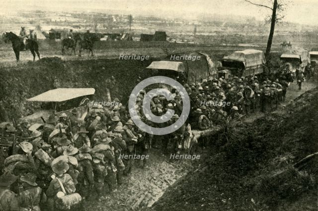 ANZAC soldiers on the Western Front in northern France, First World War, 1916, (c1920). Creator: Unknown.