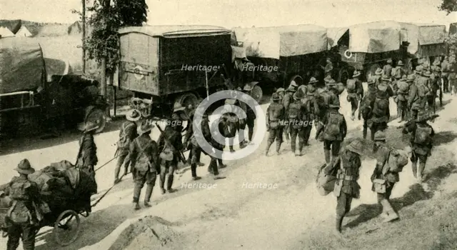 ANZAC troops on the Western Front, First World War, c1916, (c1920). Creator: Unknown.