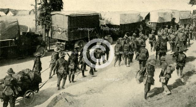 ANZAC troops on the Western Front, First World War, c1916, (c1920). Creator: Unknown.