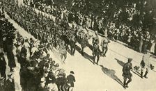 ANZAC troops in Marseilles, France, First World War, c1916, (c1920). Creator: Unknown