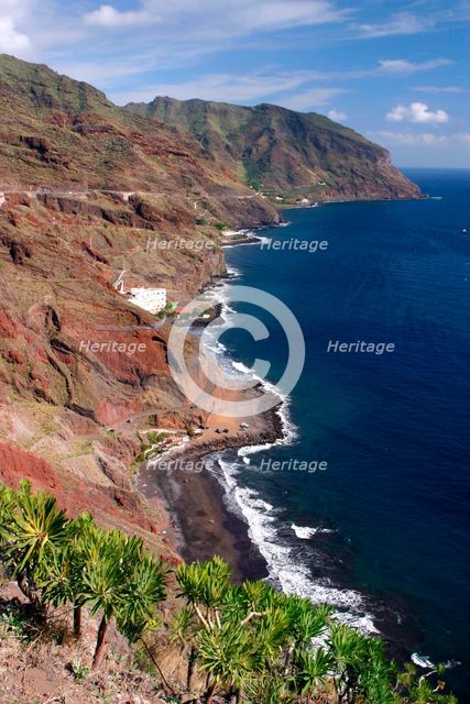 Anaga coastline, San Andres, Tenerife, Canary Islands, 2007. Creator: Peter Thompson.