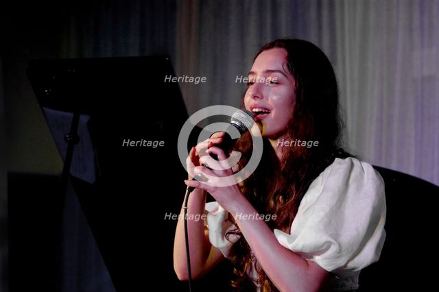 Anais Reno, Anais Reno Quartet, Watermill Jazz Club, Dorking, Surrey, July 2024. Creator: Brian O'Connor.