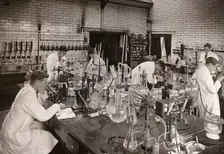 Analytical laboratory, Rowntree factory, York, Yorkshire, 1926