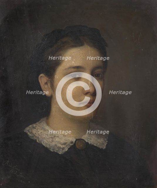 Anastasia Aleksandrovna Botkina, 1862. Creator: Mikhail Botkin.