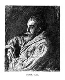 Anatole France, French author, late 19th century