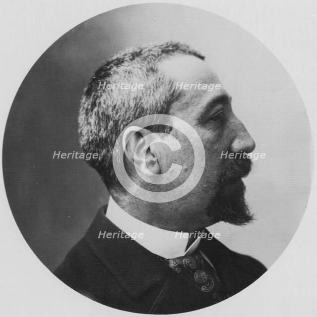 Anatole France, French poet, journalist and novelist, 1870s. Artist: Nadar