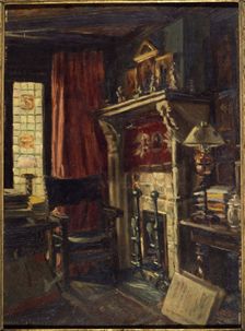 Anatole France's Salon, Villa Said (1906), 1906. Creator: Pierre Calmettes