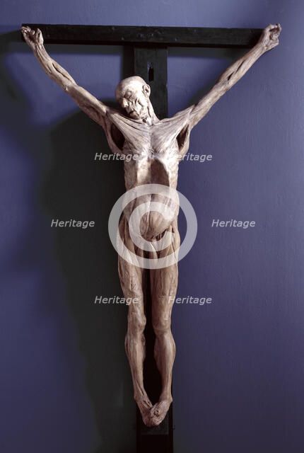 Anatomical Crucifixion (James Legg), 1801. Creator: Thomas Banks.