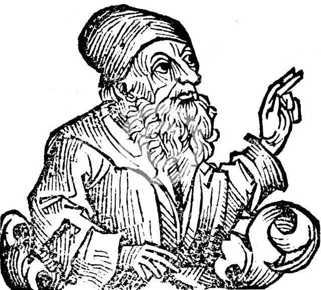 Anaxagoras (c500-428 BC), Ancient Greek philosopher, 1493. Artist: Unknown