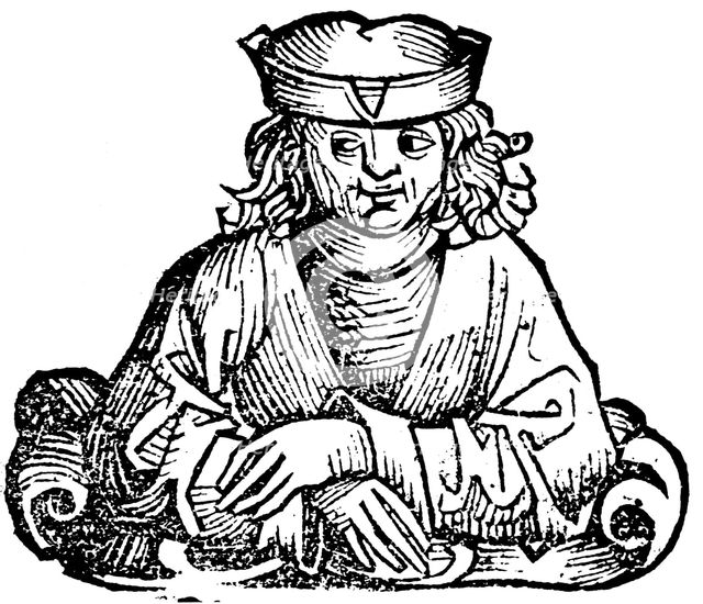 Anaximander (c611-546 BC), Ancient Greek philosopher, 1493. Artist: Unknown
