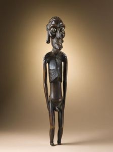 Ancestor Figure (moai kavakava) (image 1 of 3), c.1830. Creator: Unknown