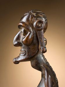 Ancestor Figure (moai kavakava) (image 2 of 3), c.1830. Creator: Unknown