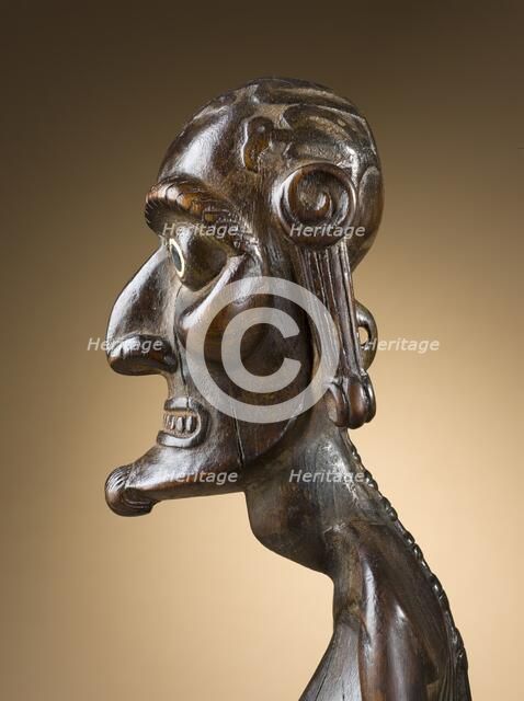 Ancestor Figure (moai kavakava) (image 2 of 3), c.1830. Creator: Unknown.