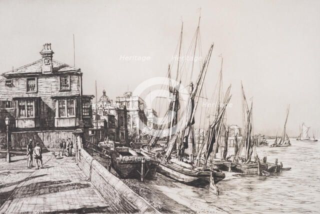 Anchor Inn, Greenwich, 1938. Creator: Francis Dodd.