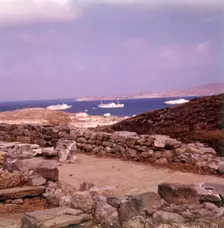 Anchorage at the island of Delos, Greece, c1955. Creator: Arthur Charles Kirby Ware