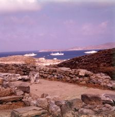 Anchorage at the island of Delos, Greece, c1955. Creator: Arthur Charles Kirby Ware