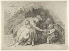 Anche a me, Madre mia! (Me too, mother!), 1828. Creator: William Young Ottley
