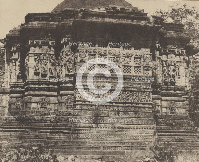 Ancien Temple Hindou. À Tchittour entre Agra et Bombay., 1851. Creator: Alexis de Lagrange.