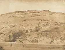 Ancienne Nécropole de Lycopolis, à Syout, 1849-50. Creator: Maxime du Camp