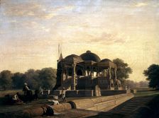 Ancient Temple at Hulwud 1826. Artist: William Frederick Witherington