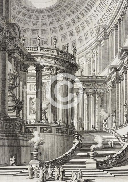 Ancient Temple, c1743. Creator: Giovanni Battista Piranesi.