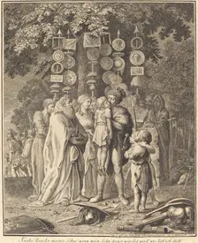 Ancient Teutons, 1782. Creator: Daniel Nikolaus Chodowiecki