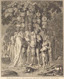 Ancient Teutons, 1782. Creator: Daniel Nikolaus Chodowiecki