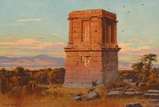 Ancient tomb in the Campagna (?), undated. (c1860s) Creator: Martin Meyer