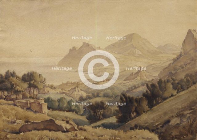 Ancient town. Artist: Bogayevsky, Konstantin Fyodorovich (1872-1943)