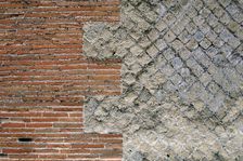 Ancient wall, Pompeii, Italy, 2009. Creator: LTL