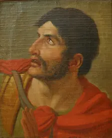 Ancient warrior. Study head, 1801. Creator: Johan Ludvig Gebhard Lund