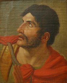 Ancient warrior. Study head, 1801. Creator: Johan Ludvig Gebhard Lund