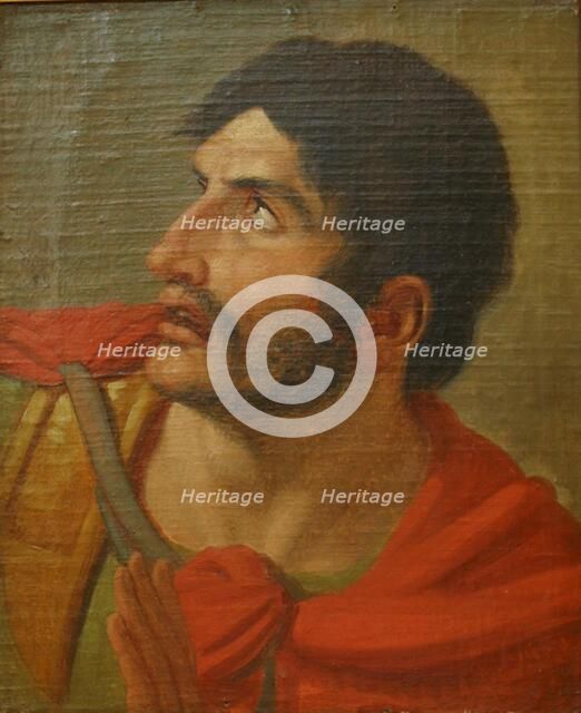 Ancient warrior. Study head, 1801. Creator: Johan Ludvig Gebhard Lund.