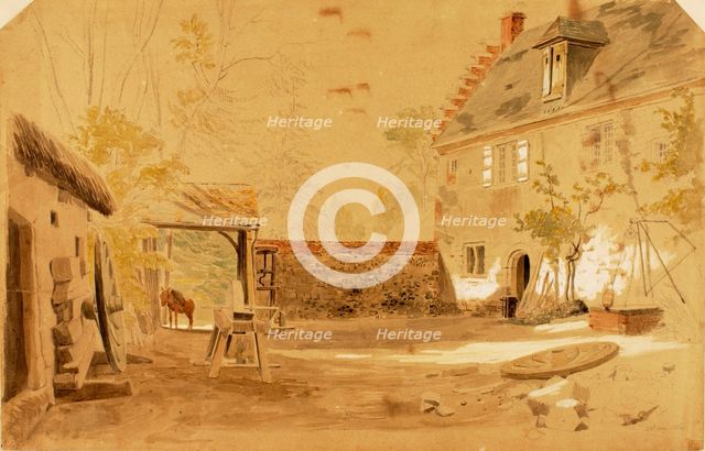 Ancient Abbey of St. Valery, France, 1862. Creator: Miner Kilbourne Kellogg.