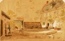 Ancient Abbey of St. Valery, France, 1862. Creator: Miner Kilbourne Kellogg